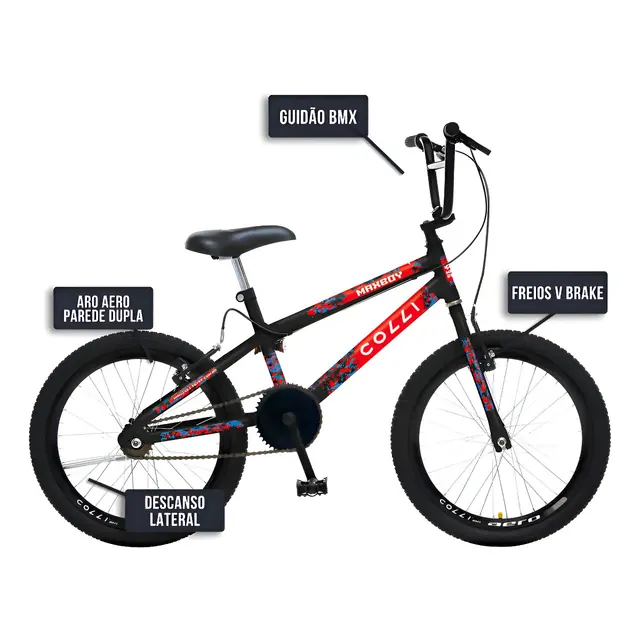 Colli Max Boy Cross Aro 20 Sem Marcha