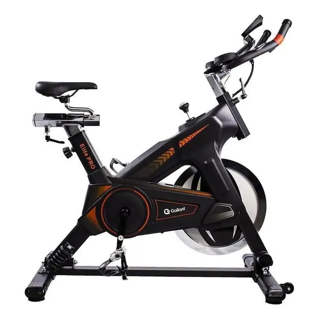 Bicicleta de spinning Gallant Elite Pro, com volante de inércia e guidão à frente