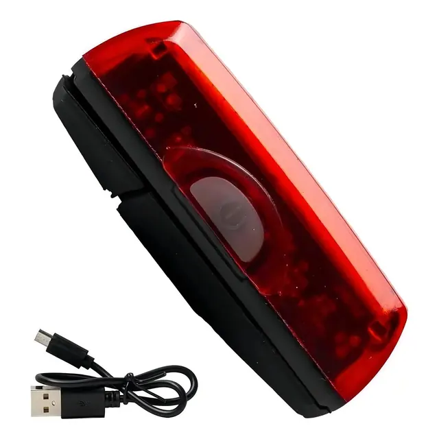 Absolute Pisca Sinalizador Traseiro Lanterna Bike USB 6102T